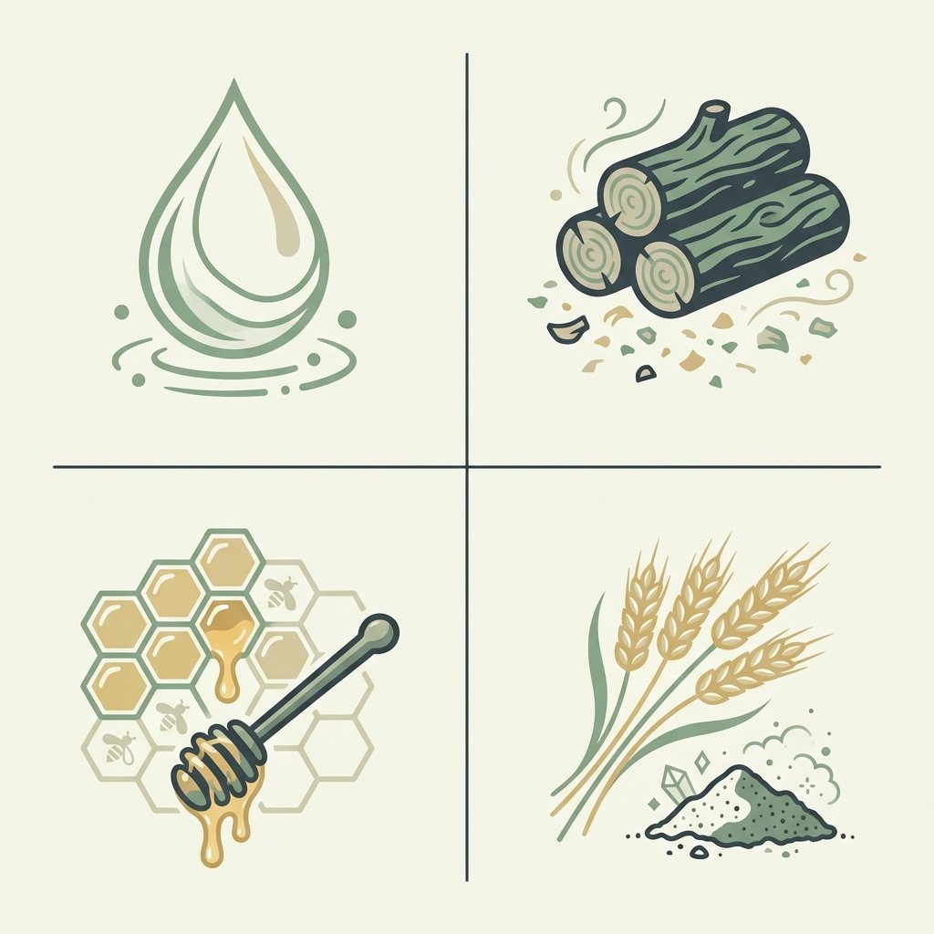 Sustainable Inputs: Water, Albizia Wood, Honey, Nutrients